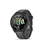 GARMIN Forerunner 165, leichte GPS Smartwatch zum Laufen, mit AMOLED Touchscreen, Trainingsempfehlungen, Gesundheitsdaten, smarten Funktionen